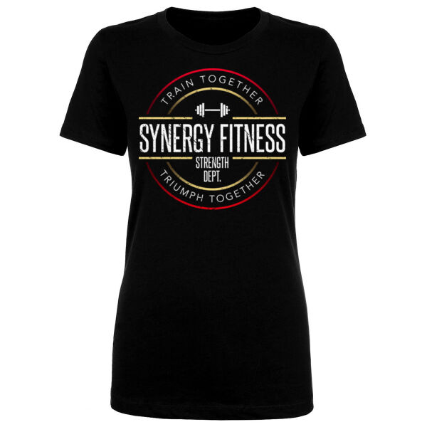 CIRCLE BADGE - WOMEN'S FITTED T-SHIRT Thumbnail